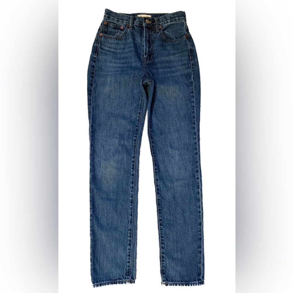 Madewell Perfect Vintage High Rise Straight Leg Jeans Size 24 Full Length